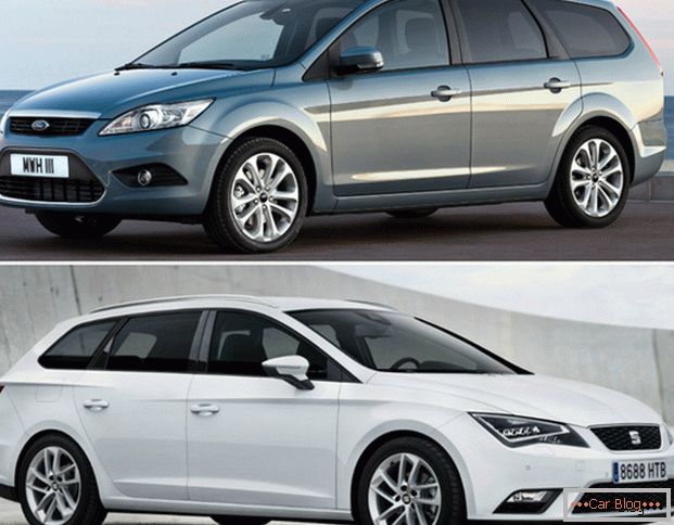 Comparație între Ford Focus Wagon și Seat Leon ST FR