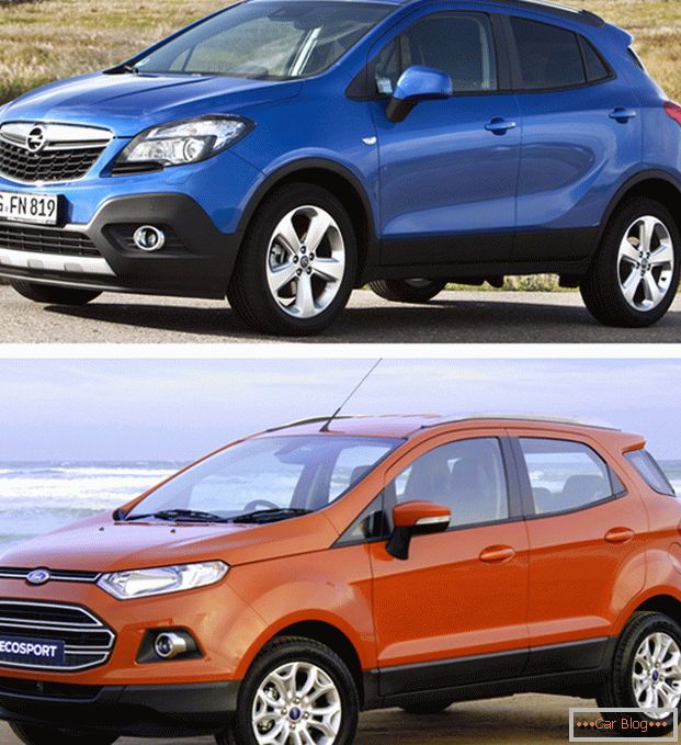 Autovehiculele Opel Mokka și Ford Ekosport - reprezentanți luminoși ai mini-SUV-urilor