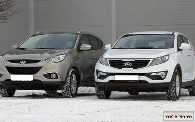 Concurenți valoroși pe piața mondială - crossover-urile Hyundai ix35 și Kia Sportage