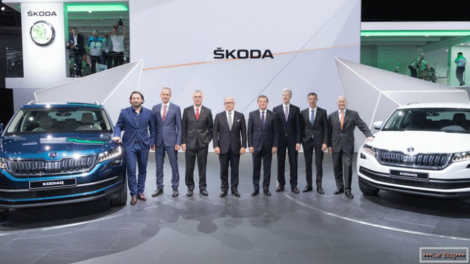 Cehii de la Salonul Auto de la Paris au prezentat un crossover Skoda Kodiaq