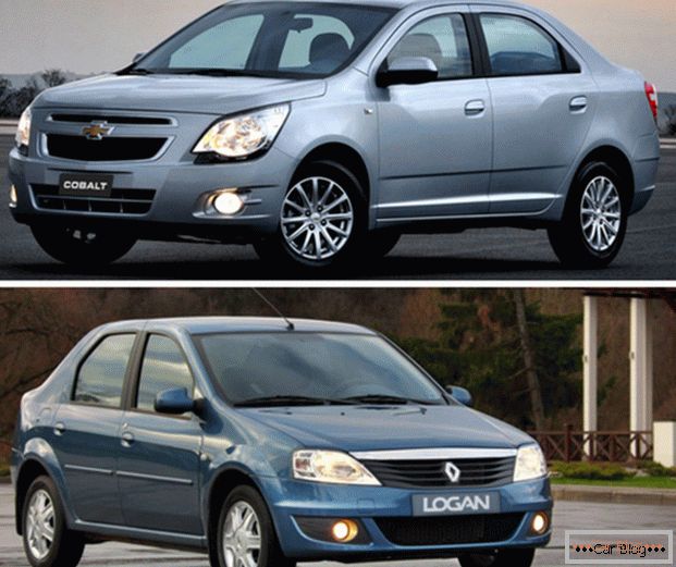 Comparând autoturismele Renault Logan și Chevrolet Cobalt