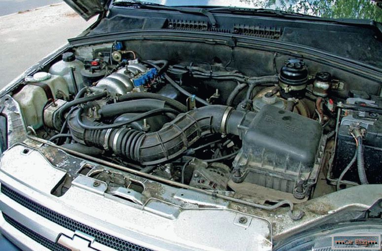Capacitatea motorului Chevrolet Niva