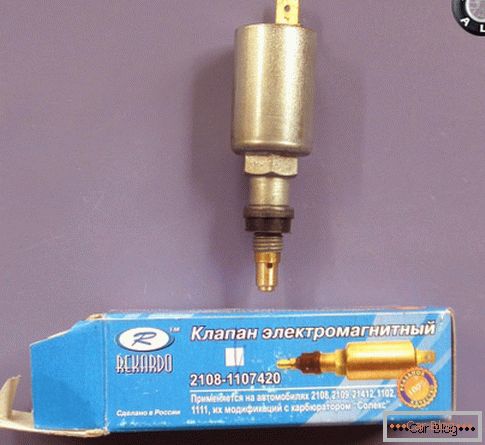 solenoid valve carburator vaz 2109
