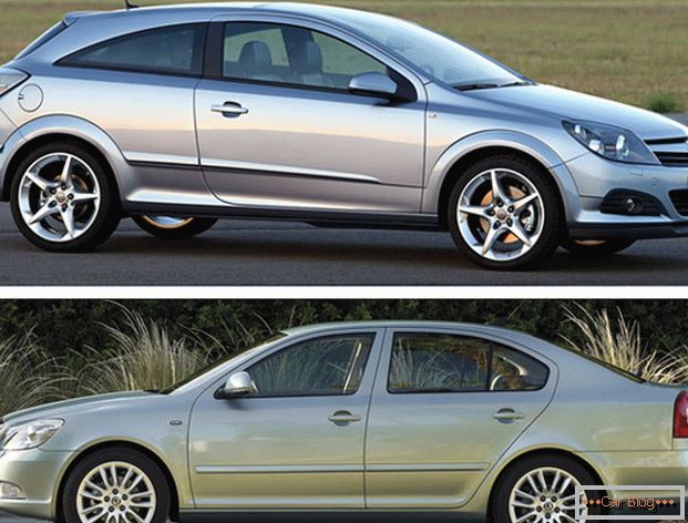 Comparația a două mașini europene - Opel Astra și Skoda Octavia