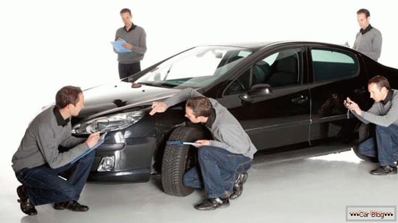 Evaluarea autovehiculului de către experții în asigurări