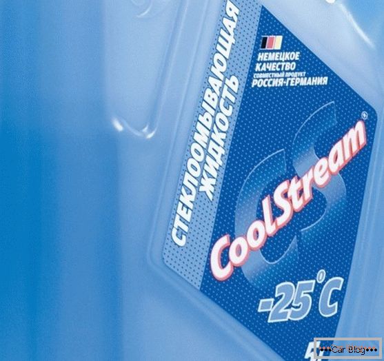 Coolstream - lichid de parbriz produs în Rusia