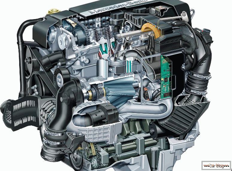 Mercedes-Benz W203 motor pe benzină