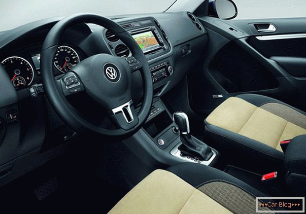 În interiorul Volkswagen Tiguan