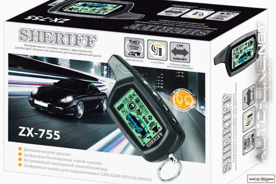 Mașină de alarmă Sheriff ZX-755