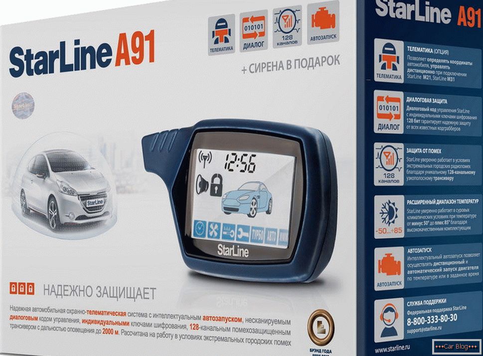 Alarma auto Starline A91