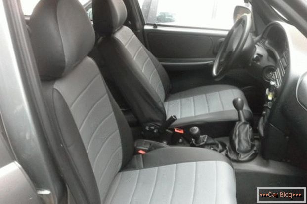 Salonul Chevrolet Niva sa dovedit a fi spațios, confortabil și ergonomic