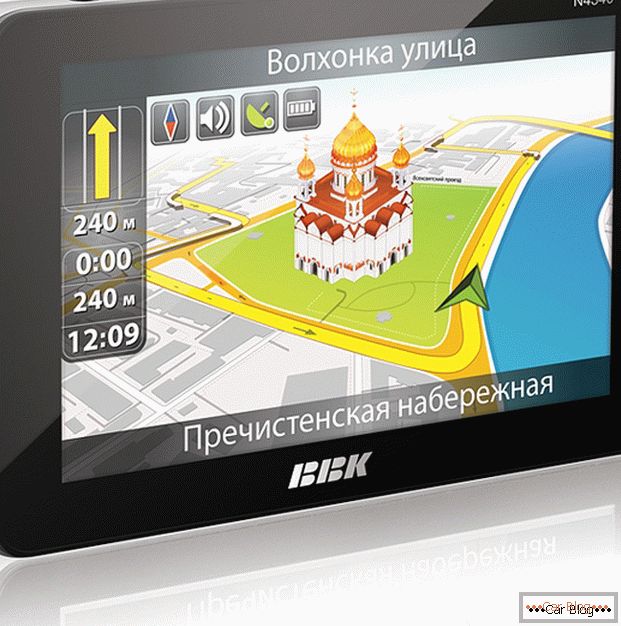 Navigator GPS modern