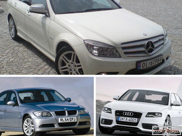 Comparația dintre Mercedes C 180 și BMW 3 și Audi A4