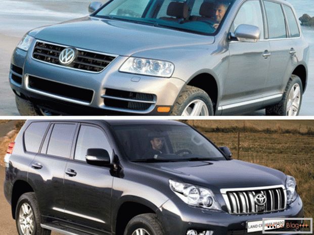 Comparând Volkswagen Touareg și Toyota Land Cruiser Prado