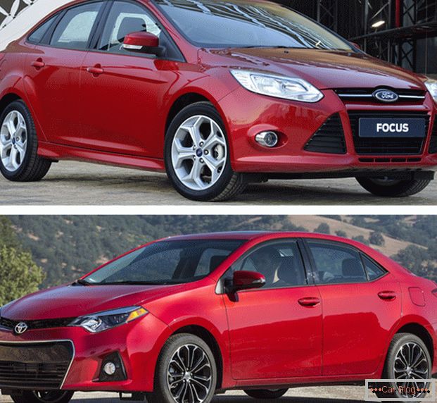 Ford Focus și Toyota Corolla - mașini pentru oameni încrezători în mâine